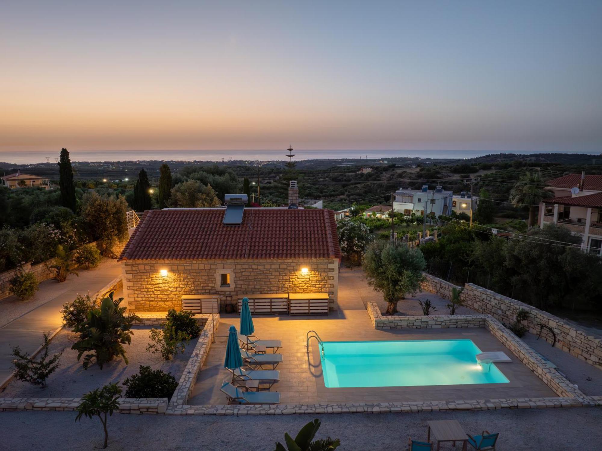 Villa Vasiliki Private Pool Erfoi المظهر الخارجي الصورة