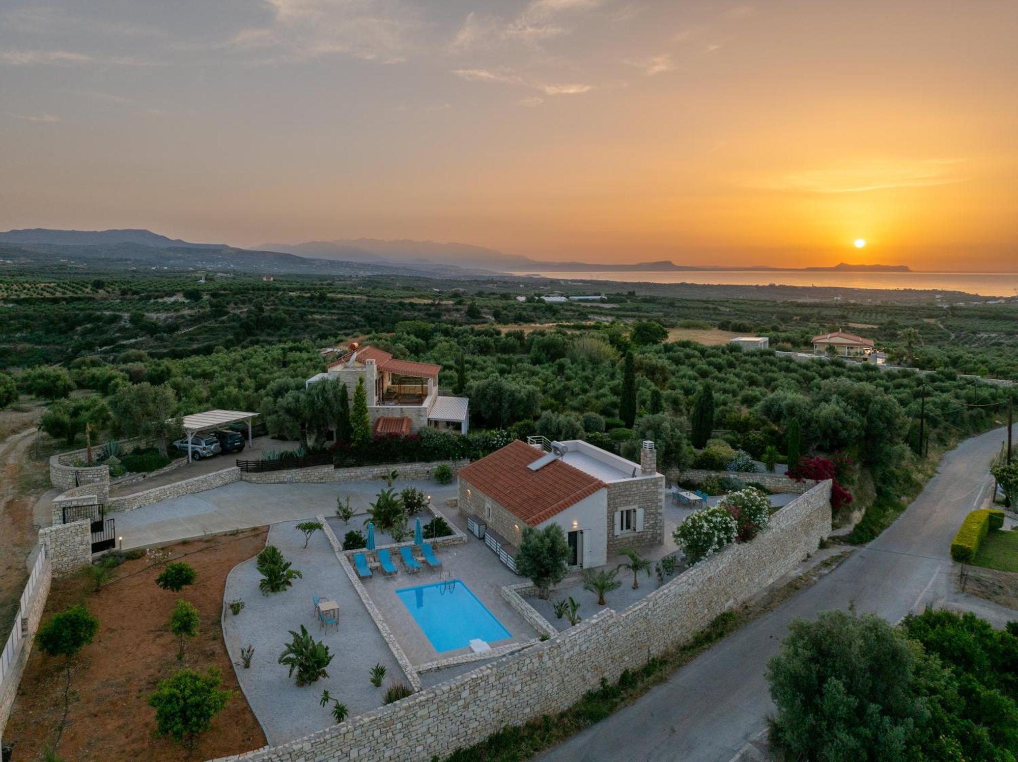 Villa Vasiliki Private Pool Erfoi المظهر الخارجي الصورة