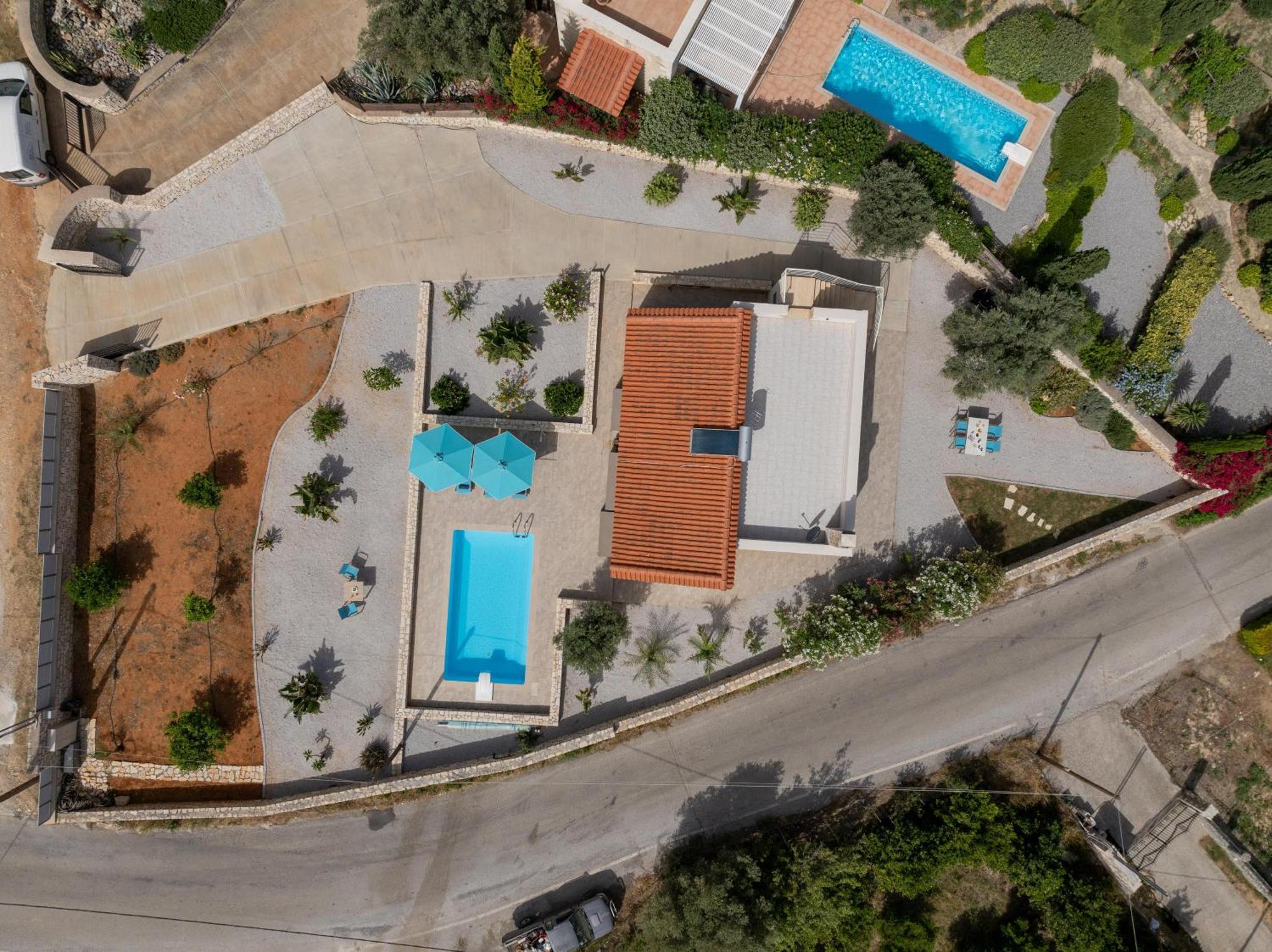Villa Vasiliki Private Pool Erfoi المظهر الخارجي الصورة