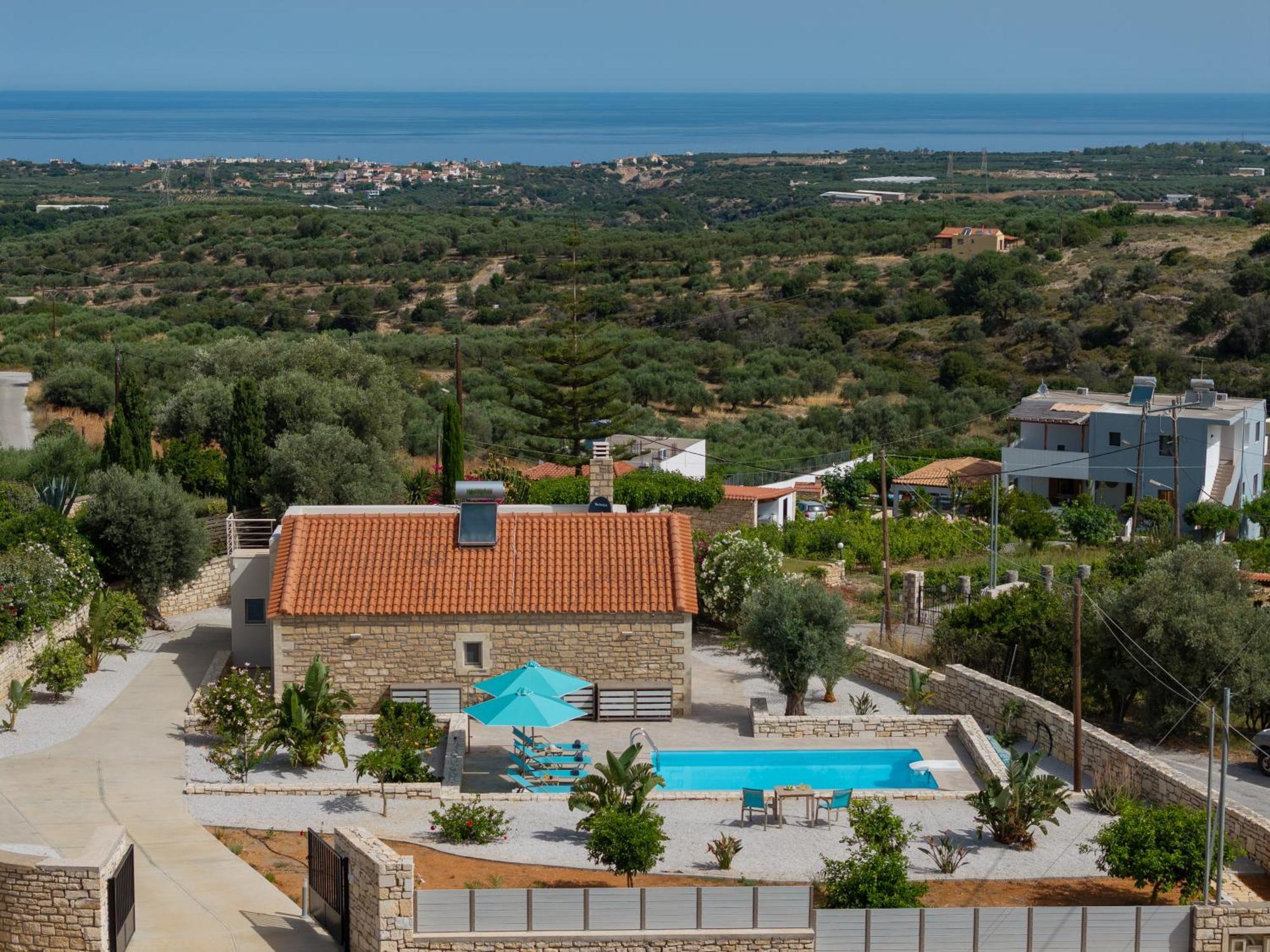 Villa Vasiliki Private Pool Erfoi المظهر الخارجي الصورة